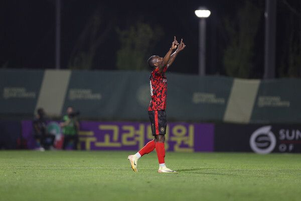 김포 FC 루이스 미나. /사진=한국프로축구연맹
