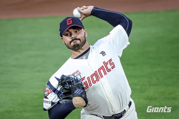 롯데 자이언츠 투수 알렉 감보아. /사진=롯데 자이언츠