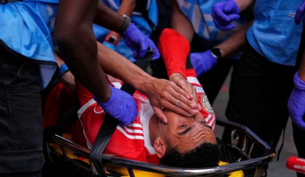 종아리 골절 부상으로 4개월 이상 결장이 예상되는 자말 무시알라. /사진=뉴시스