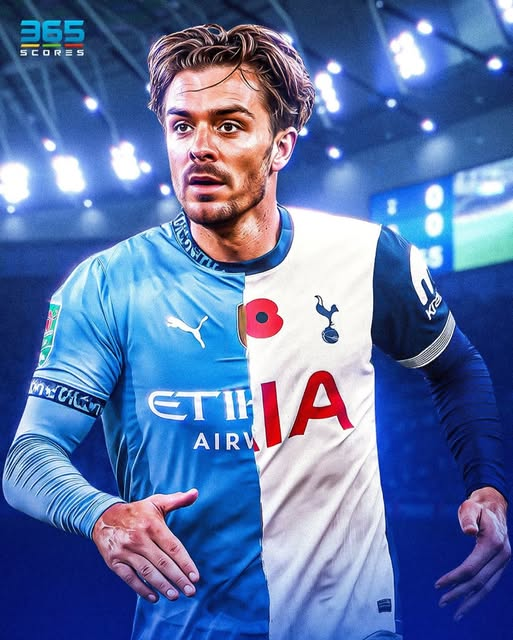 토트넘 홋스퍼와 연결된 맨체스터 시티 잭 그릴리쉬. /사진=365score