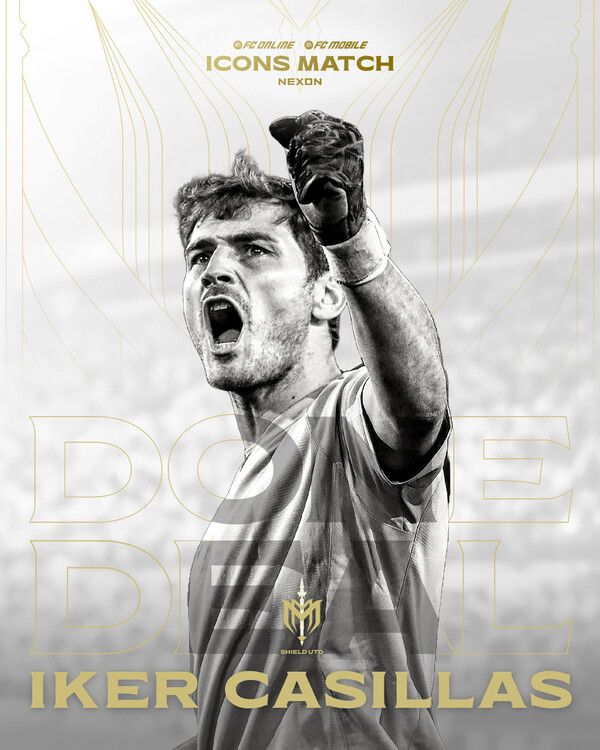 ‘2025 아이콘매치’에 ‘실드 유나이티드’ 골키퍼로 합류를 발표한 이케르 카시야스. /사진=넥슨