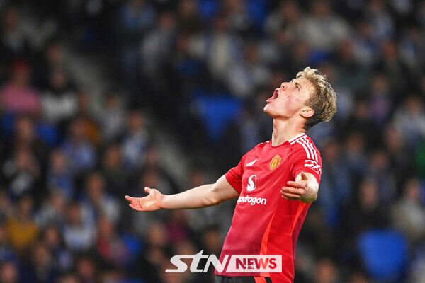 맨체스터 유나이티드 공격수 라스무스 호일룬. /사진=뉴시스(AP)