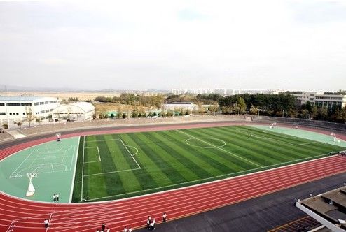 ㈜씨앤티(대표 여진동) 시공 축구경기장 전경 모습. /사진=씨앤티