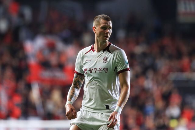 광주FC 공격수 프리드욘슨. /사진=광주FC