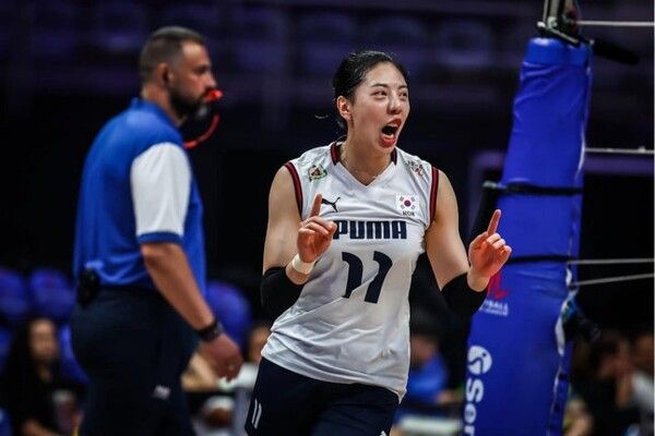 대한민국 여자 배구 대표팀 육서영. /사진=발리볼네이션스리그(VNL)