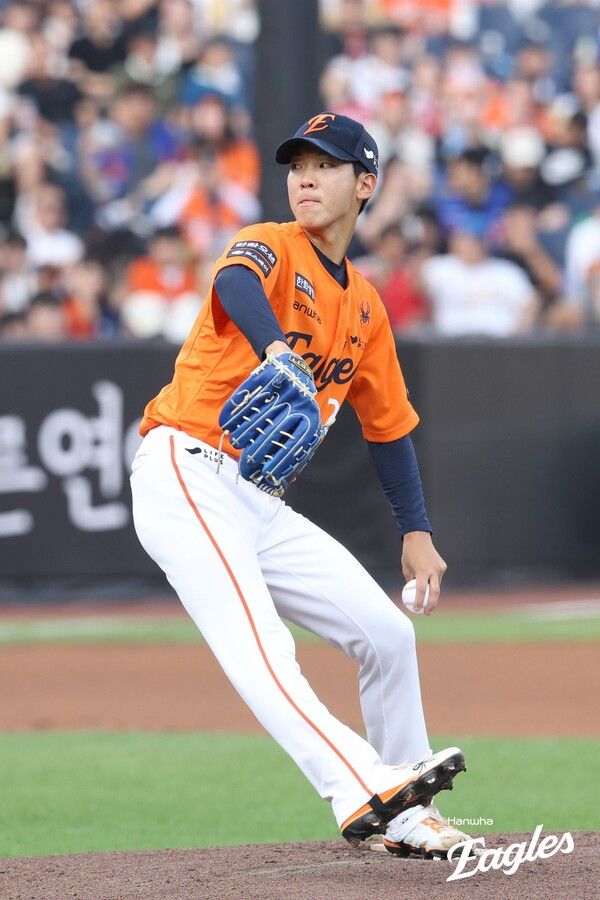 한화 이글스 투수 황준서. /사진=한화 이글스
