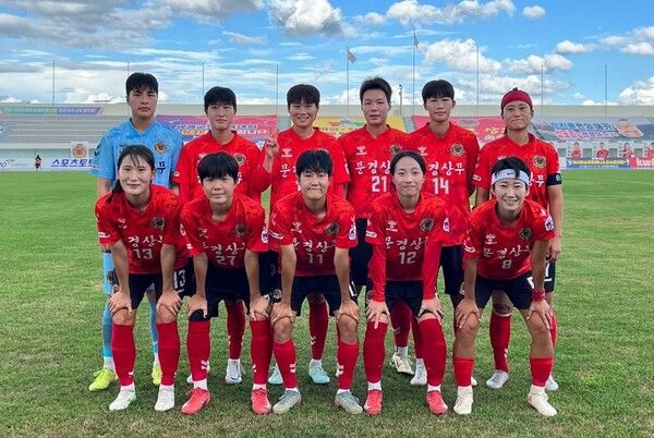 상무여자축구단. /사진=KWFF