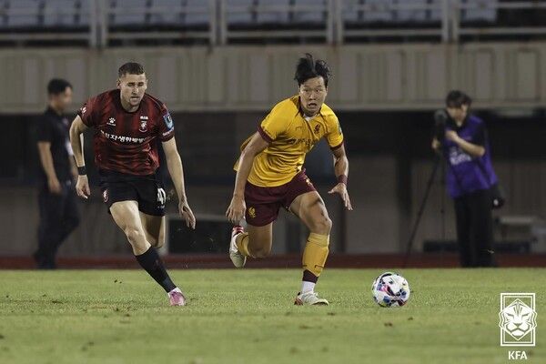 광주FC 조성권. /사진=대한축구협회