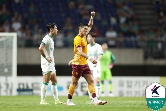 광주FC 공격수 헤이스. /사진=한국프로축구연맹