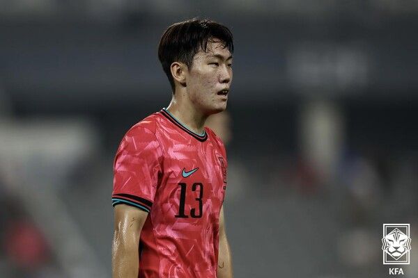대한민국 대표팀 미드필더 강상윤. /사진=대한축구협회