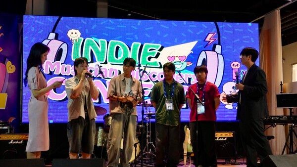 29일 오후 2시 경기도 용인 스프링사운즈에서 열린 ‘인디뮤지션 발굴 콘테스트(Indie Musician Discovery Contest)’ 본선 무대 모습. 한국음악실연자연합회(음실련)가 주최하고, STN미디어(에스티엔미디어)가 주관한다. /사진=STN뉴스