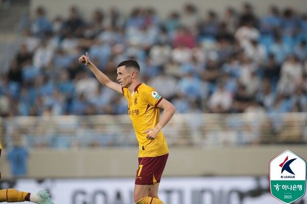 광주FC 아사니. /사진=한국프로축구연맹