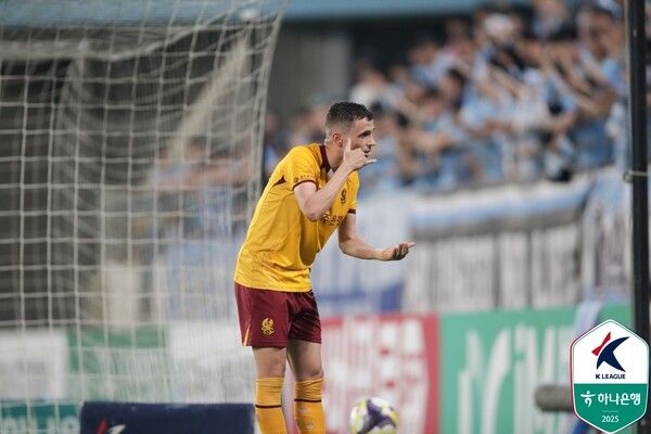 광주FC 아사니. /사진=한국프로축구연맹
