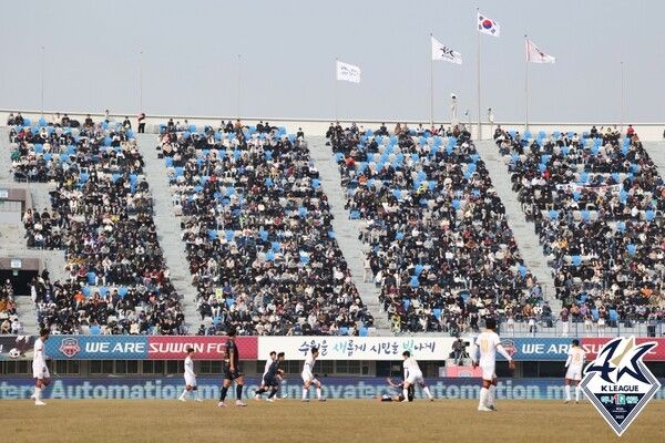 수원FC 홈구장 수원종합운동장 전경. /사진=한국프로축구연맹