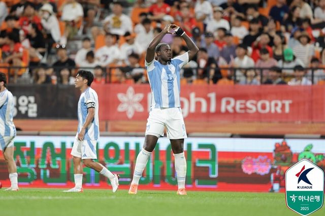 울산HD 공격수 말컹. /사진=한국프로축구연맹