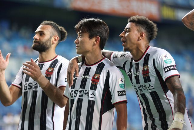 FC서울 야잔, 박수일, 린가드.(왼쪽부터 순서대로) /사진=한국프로축구연맹