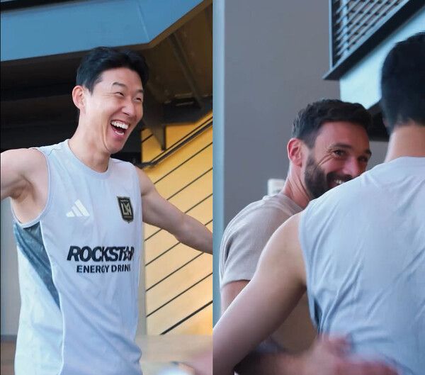 LAFC 손흥민, 휴고 요리스. /사진=LAFC