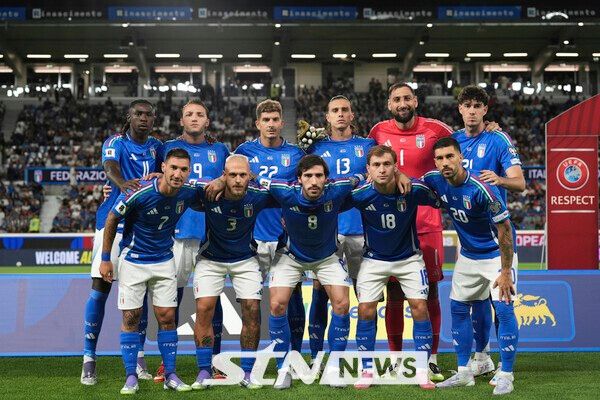 2026 국제축구연맹(FIFA) 월드컵행이 위태로운 이탈리아 대표팀. /사진=뉴시스(AP)
