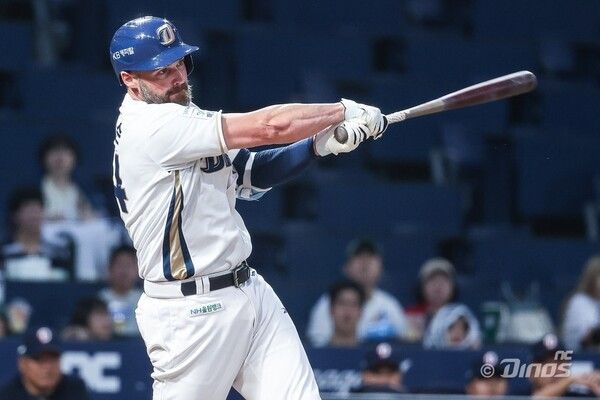 NC 다이노스 외국인 타자 맷 데이비슨. /사진=NC 다이노스
