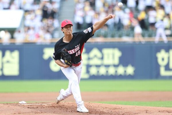 KIA 타이거즈 투수 이의리. /사진=KIA 타이거즈