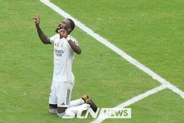 레알 마드리드 수비수 안토니오 뤼디거. /사진=뉴시스(AP)