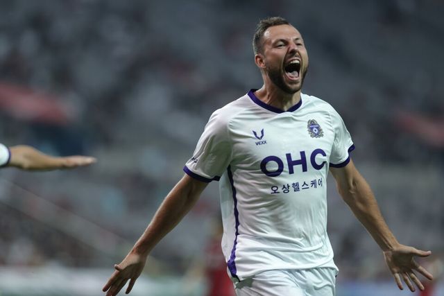 FC안양 수비수 토마스. /사진=한국프로축구연맹