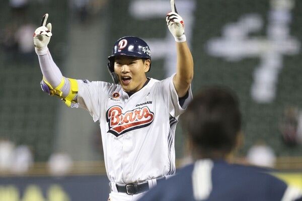 두산 베어스 야수 홍성호. /사진=두산 베어스