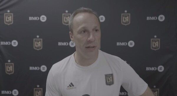 로스엔젤레스 FC(LAFC)는 18일 오전 10시 30분(한국시간) 미국 솔트레이크 시티에 위치한 아메리카 퍼스트 필드에서 레알 솔트레이크와의 2025시즌 미국 메이저리그사커(MLS) 서부 컨퍼런스 정규 리그 경기에서 4-1로 승리한 뒤 인터뷰에 임하는 스티브 체룬돌로 감독. /사진=LAFC