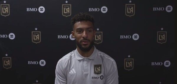 로스엔젤레스 FC(LAFC)는 18일(한국시간) 미국 솔트레이크 시티에 위치한 아메리카 퍼스트 필드에서 레알 솔트레이크와의 2025시즌 미국 메이저리그사커(MLS) 서부 컨퍼런스 정규 리그 경기에서 4-1로 승리 후 드니 부앙가가 공식 기자회견에 참석했다. /사진=로스엔젤레스 FC(LAFC)