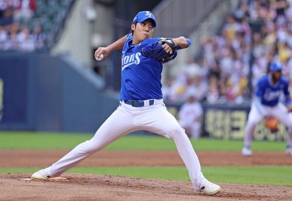 삼성 라이온즈 투수 원태인. /사진=삼성 라이온즈