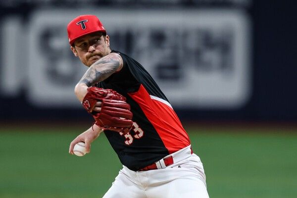 KIA 타이거즈 투수 애덤 올러. /사진=KIA 타이거즈