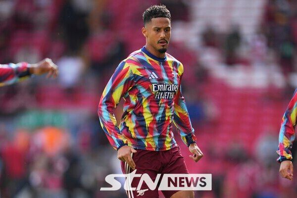 아스널 센터백 윌리엄 살리바. /사진=뉴시스(AP)