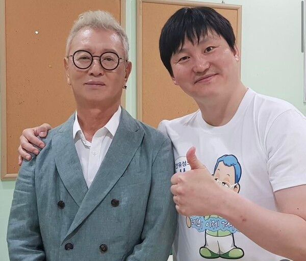 개그맨 故전유성과 김대범. /사진=김대범 SNS