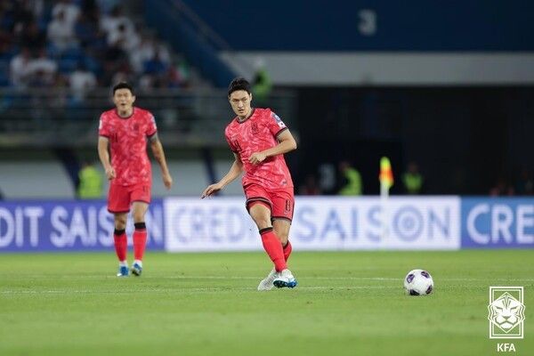 한국 축구 대표팀 미드필더 박용우. /사진=대한축구협회