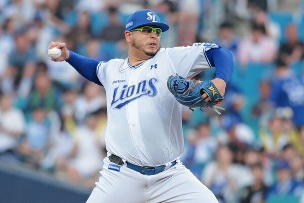 삼성 라이온즈 투수 야시엘 후라도. /사진=삼성 라이온즈