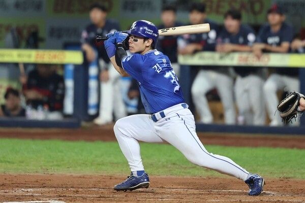 삼성 라이온즈 외야수 김성윤. /사진=삼성 라이온즈