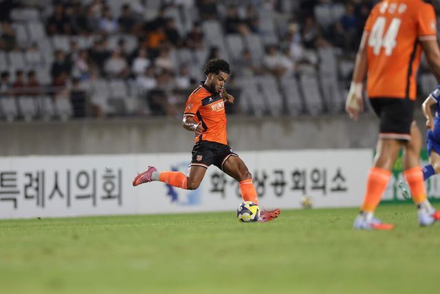 화성FC 공격수 데메트리우스. /사진=한국프로축구연맹