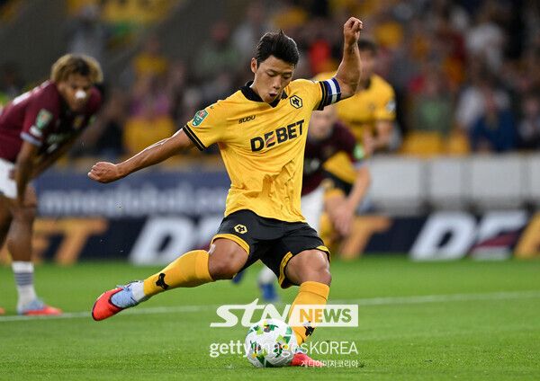 울버햄튼 원더러스 공격수 황희찬. /사진=게티이미지코리아