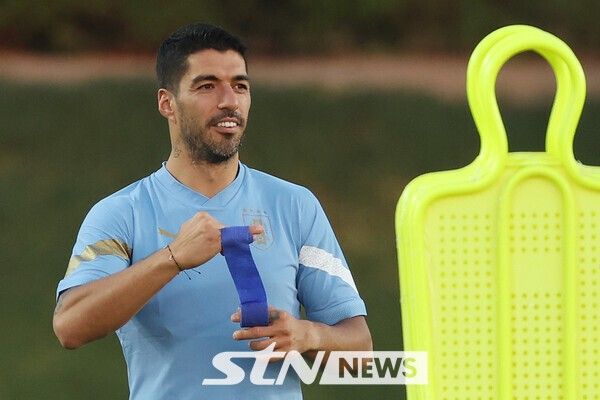 우루과이 대표팀 시절 루이스 수아레스. /사진=뉴시스(AP)