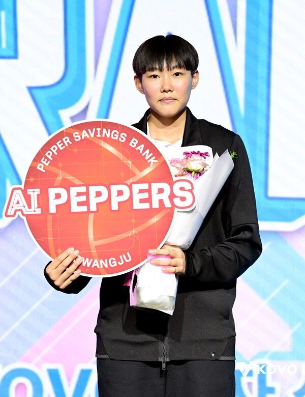 2025-26시즌 한국배구연맹(KOVO) 여자 신인선수 드래프트에서 전체 2순위로 페퍼저축은행에 입단하게 된 김서영. /사진=KOVO