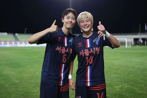 서울시청 김미연(좌측)과 김민지(우측). /사진=KWFF