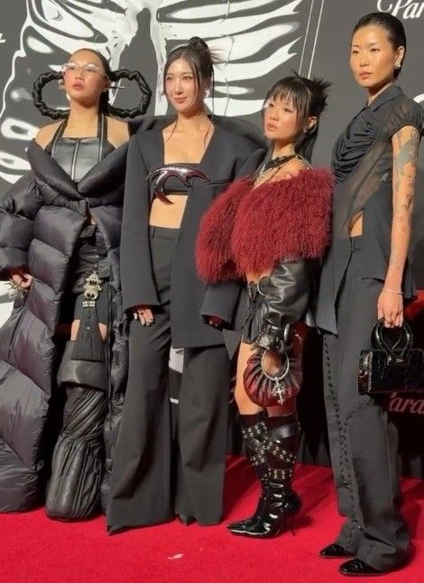 넷플릭스 K-팝 애니메이션 영화 '케이팝 데몬 헌터스(K-Pop Demon Hunters·케데헌)' 작품 속 가상 걸그룹 '헌트릭스' 멤버. /사진=MTV VIDEO 공식 SNS