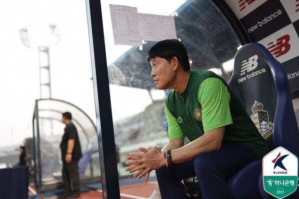 23일 서울 목동종합운동장에서 열린 하나은행 K리그2 2025 26라운드 서울 이랜드-김포FC 경기. /사진=한국프로축구연맹