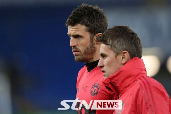 맨체스터 유나이티드 코치 시절 마이클 캐릭. /사진=뉴시스(AP)