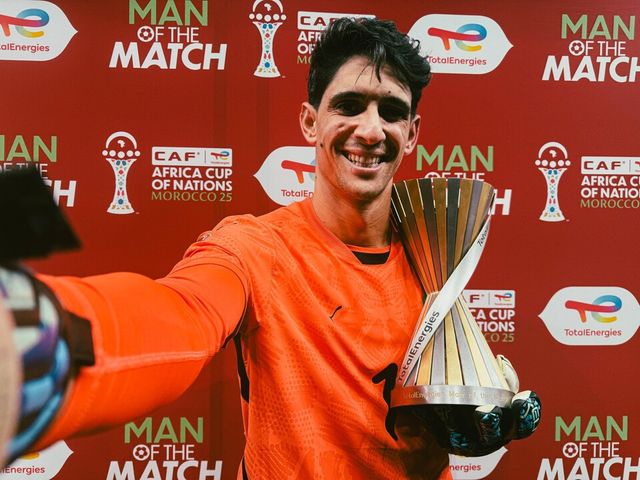 모로코 골키퍼 야신 부누. /사진=아프리카네이션스컵 공식 SNS