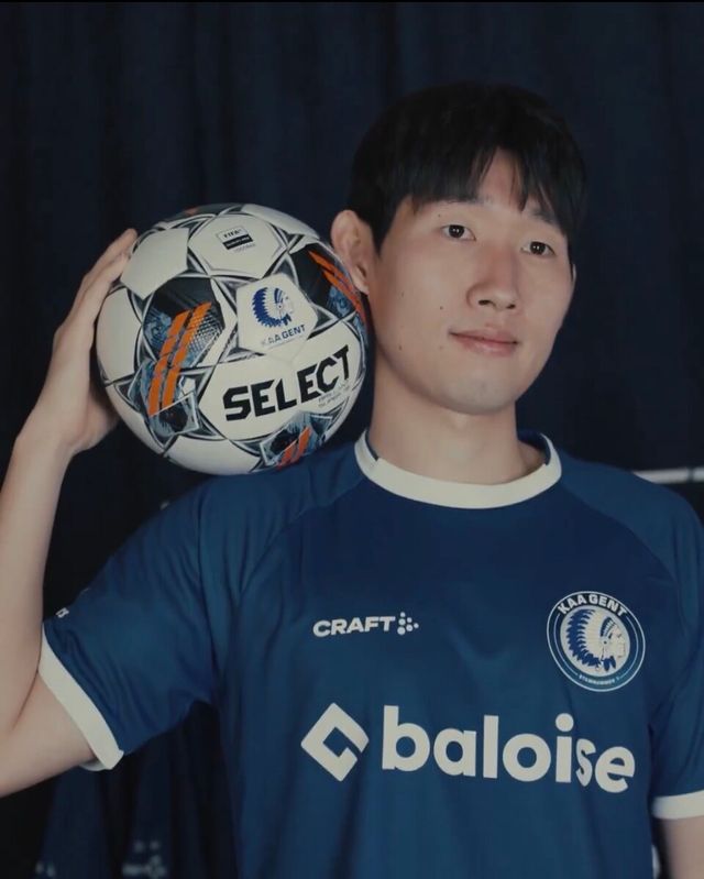 헨트에 합류한 미드필더 홍현석. /사진=헨트