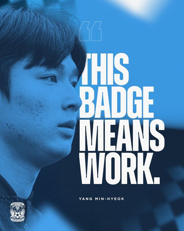 코벤트리시티에 합류한 양민혁. /사진=코벤트리시티