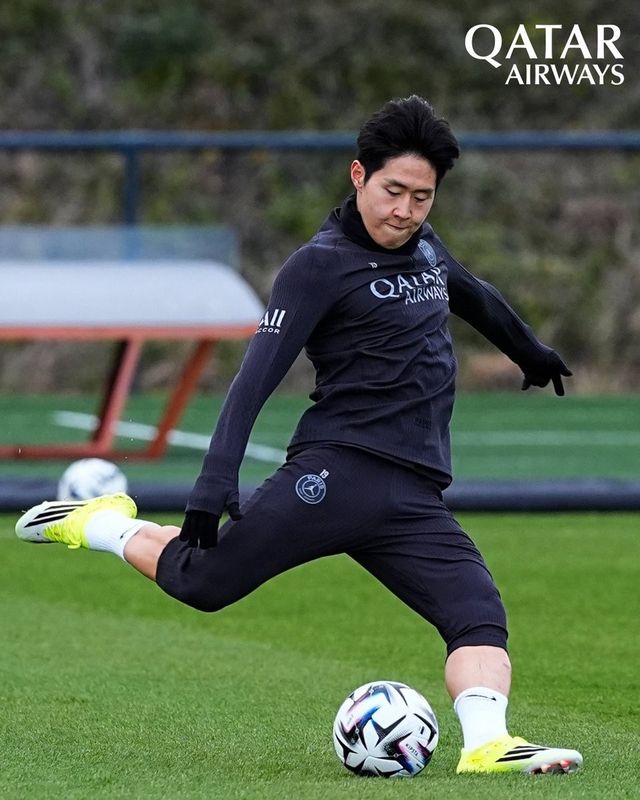 파리 생제르맹(PSG) 미드필더 이강인. /사진=파리 생제르맹(PSG) 공식 SNS