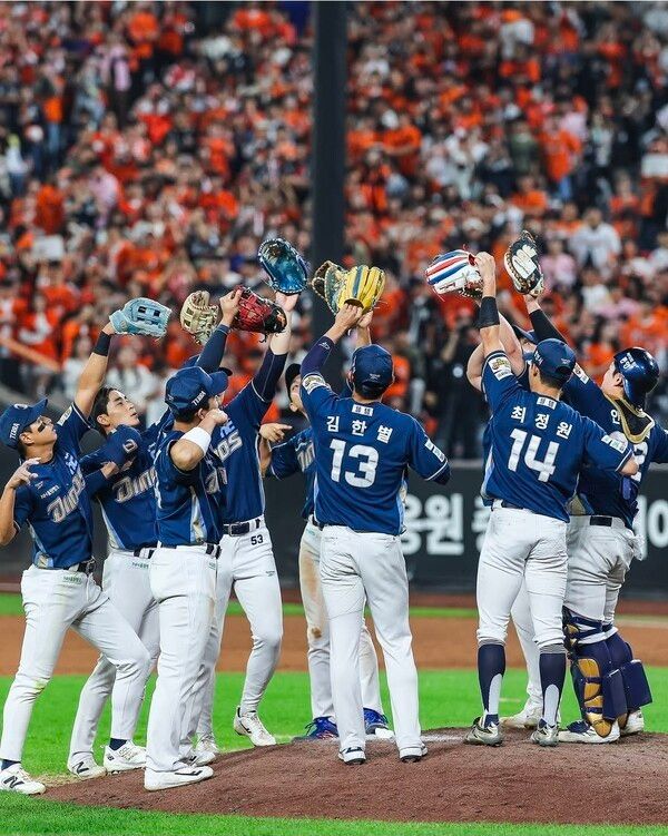 10일 NC가 대전 한화생명 볼파크에서 열린 2026 KBO리그 정규시즌 최종전에서 한화를 9-8로 꺾었다. (▲NC 다이노스). /사진=NC 다이노스