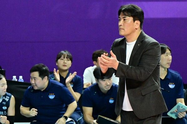 차상현 감독(GS칼텍스 감독 시절 모습.). /사진=한국배구연맹(KOVO)
